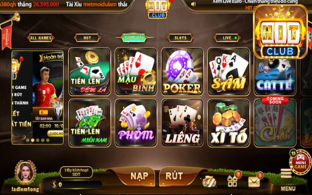 Truy cập cổng game tham gia kho báu tứ linh Hitclub